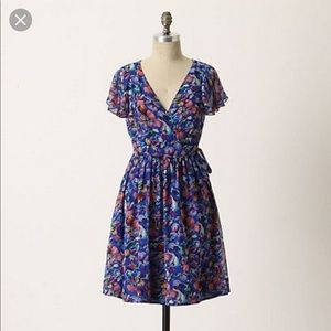 Anthropologie Moulinette Soeurs Floral Wrap Dress